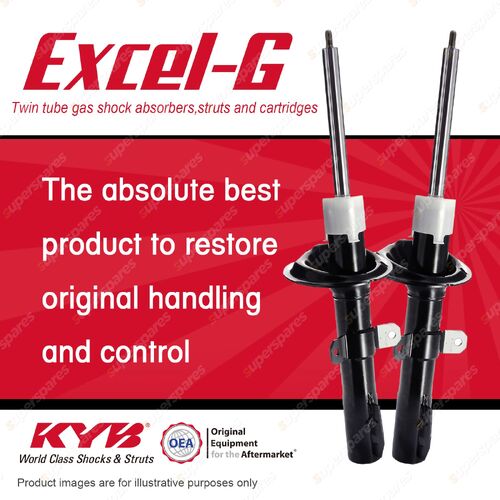 2x Front KYB Excel-G Strut Shock Absorbers for Ford Transit VM RWD 2.2 2.4