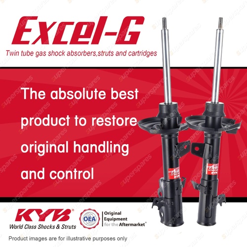 2x Front KYB Excel-G Strut Shock Absorbers for Ford Festiva WS 1.4 1.6 FWD