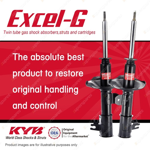 2x Front KYB Excel-G Strut Shock Absorbers for Daewoo Lacetti J200 1.8 FWD Sedan