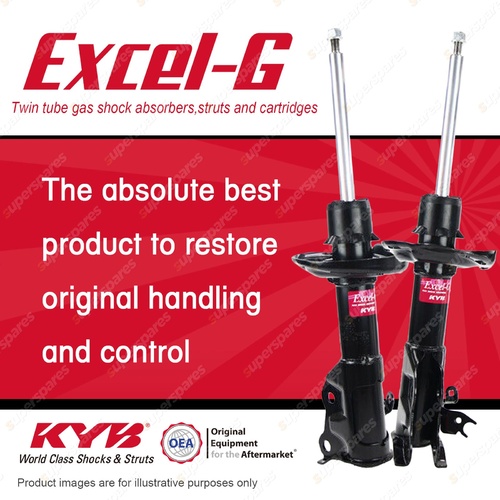 2x Front KYB Excel-G Strut Shock Absorbers for Honda Civic FD3 1.3 FWD Sedan