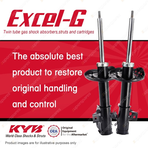 2x Front KYB Excel-G Strut Shock Absorbers for Honda Civic FK2 1.8 FWD Hatch