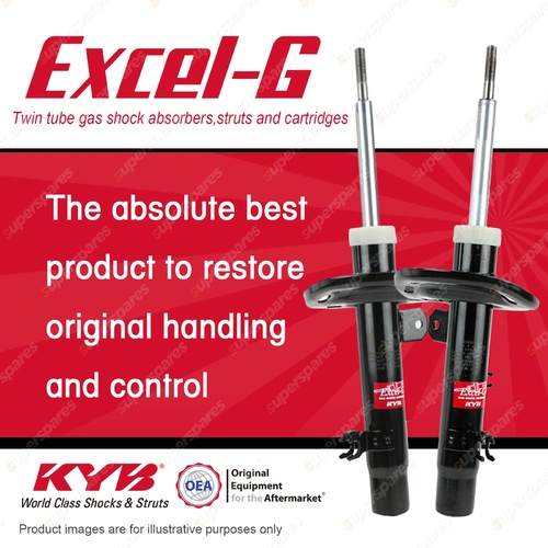 2x Front KYB Excel-G Strut Shock Absorbers for Citroen DS3 1.6 OE 5208K2 5208F6