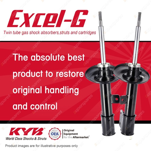 2x Front KYB Excel-G Strut Shock Absorbers for Citroen C4 B7 FWD Hatchback