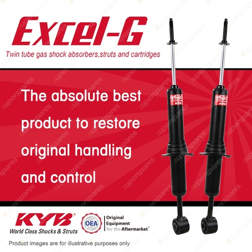 2x Front KYB Excel-G Shock Absorbers for Toyota Landcruiser Prado GRJ150 KDJ150