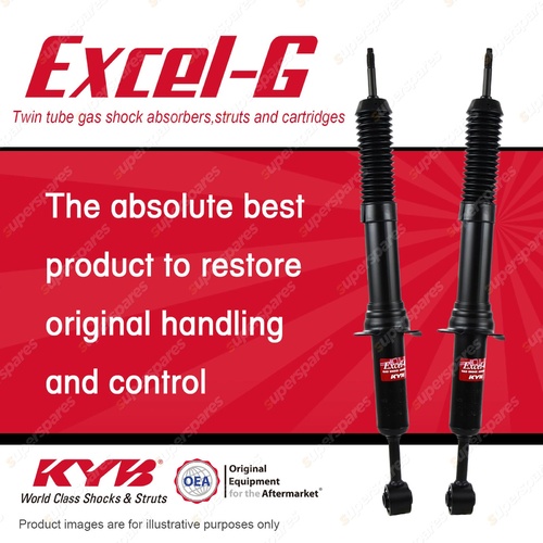 2x Front KYB Excel-G Shock Absorbers for Toyota Fortuner Hilux GGN25R KUN26R