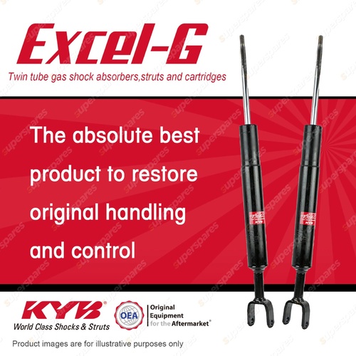 2x Front KYB Excel-G Shock Absorbers for AUDI A6 C6 FWD All Styles 06-11