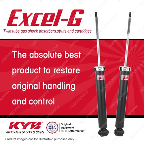 2x Rear KYB Excel-G Shock Absorbers for AUDI A3 Sportback 8V Sedan Hatch 13-20