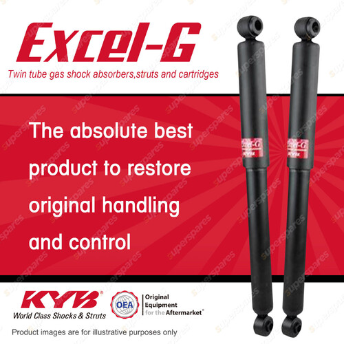 2x Rear KYB Excel-G Shock Absorbers for Toyota Dyna LY220 3 All Styles Single