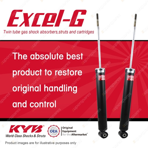 2x Rear KYB Excel-G Shock Absorbers for Honda Jazz GK5 VTi VTi-L & VTi-S