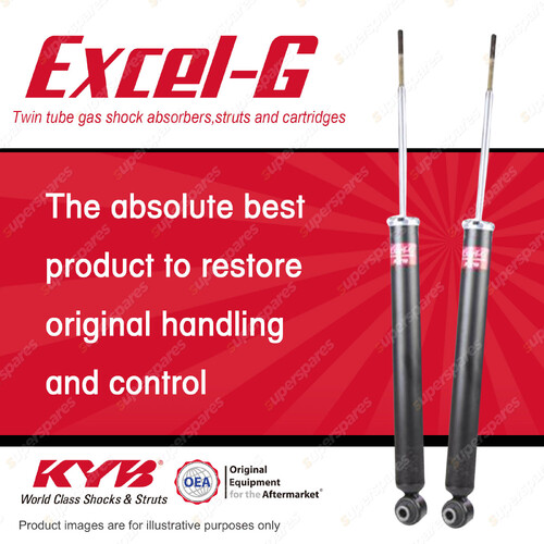 2x Rear KYB Excel-G Shock Absorbers for Honda Odyssey RC1 2.4 FWD Wagon