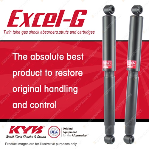 2x Front KYB Excel-G Shock Absorbers for Toyota Coaster BB10 RB11 RB13 77-82