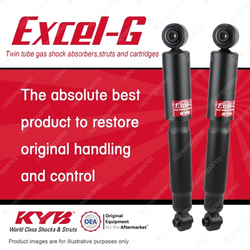 2x Rear KYB Excel-G Shock Absorbers for Hyundai Trajet FO 2.7 FWD Wagon