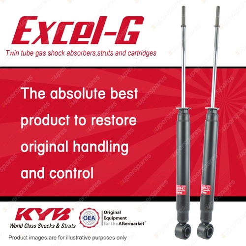 2x Rear KYB Excel-G Shock Absorbers for Toyota Avensis ACM20R 2.0 FWD Wagon