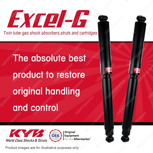 2x Rear KYB Excel-G Shock Absorbers for Ford F250 RN F350 RN 137" 156" Wheelbase