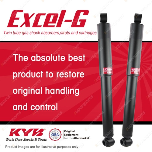 2x Rear KYB Excel-G Shock Absorbers for Toyota Landcruiser FZJ78R HDJ78R HZJ78R