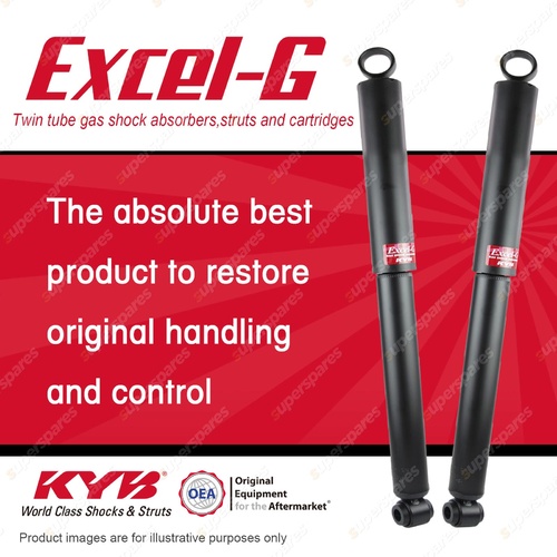 2x Rear KYB Excel-G Shock Absorbers for Toyota Landcruiser FZJ79R HZJ79R