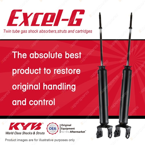 2x Rear KYB Excel-G Shock Absorbers for Nissan Skyline V35 V6 RWD 01-07