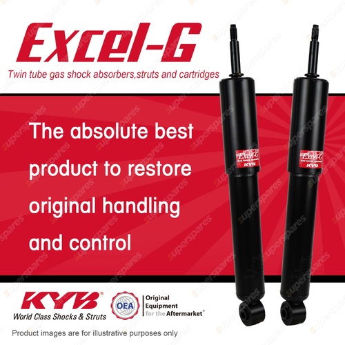 2x Front KYB Excel-G Shock Absorbers for Toyota Landcruiser 100 105 Series IFS