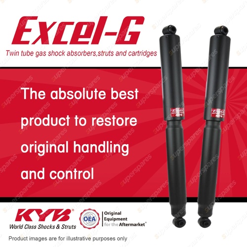 2x Rear KYB Excel-G Shock Absorbers for Ford F250 RN 5.4 RWD All Styles