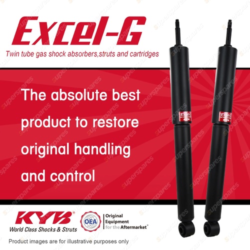 2x Rear KYB Excel-G Shock Absorbers for Toyota Landcruiser URJ202 UZJ200 VDJ200