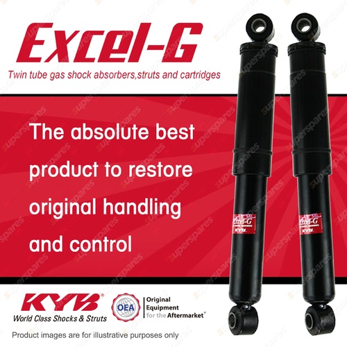 2x Rear KYB Excel-G Shock Absorbers 345700 for Fiat Ducato Van 2012-2016