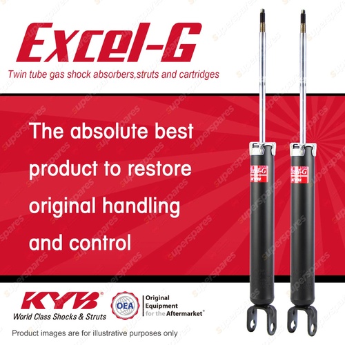 2x Rear KYB Excel-G Shock Absorbers for Hyundai Elantra XD 2 FWD All Styles