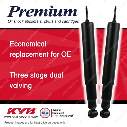 2x Front KYB Premium Shock Absorbers for Hino KR KR300 KR360 EH100 Single Cab