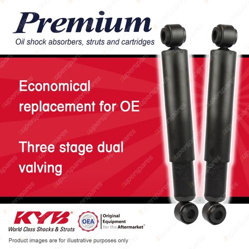 2x Rear KYB Premium Shock Absorbers for Toyota Dyna XZU 402 404 411 412 414