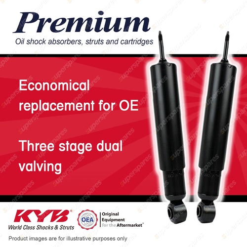 2x Front KYB Premium Shock Absorbers for Daihatsu Delta All Styles