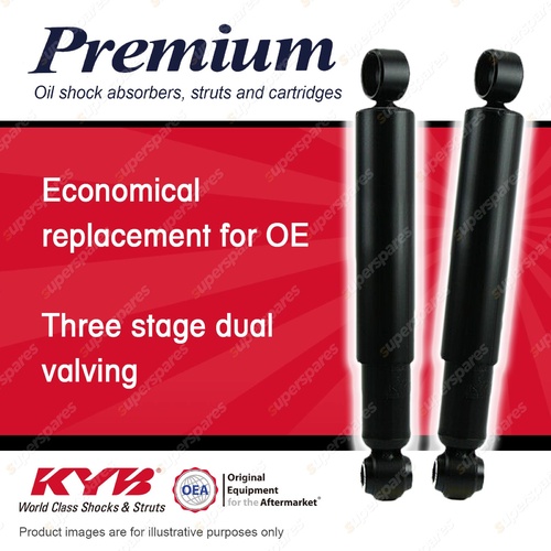 2x Rear KYB Premium Shocks for Isuzu NKR150 NKR200 NPR200 NPR250 NPR300 NQR450