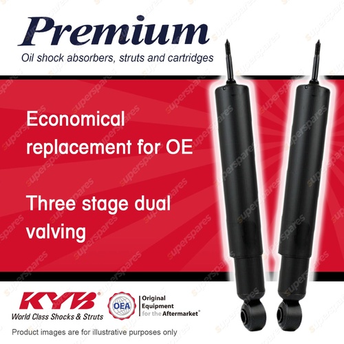 2x Front KYB Premium Shocks for Isuzu FRR500 FRR525 FRR550 FRR550S FSR650