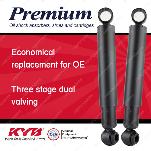 2x Rear KYB Premium Shock Absorbers for Hino 300 616 617 716 717 816 916 917