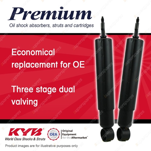 2x Front KYB Premium Shock Absorbers for UD CPB CPC CWA PK PKA Single Cab