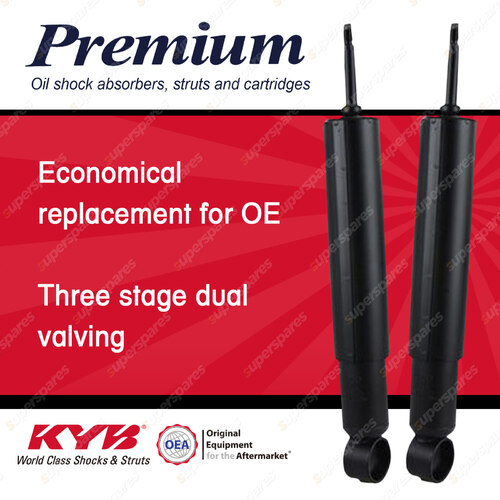 2x Front KYB Premium Shock Absorbers for Isuzu GXD GXR77 9.8 All Styles