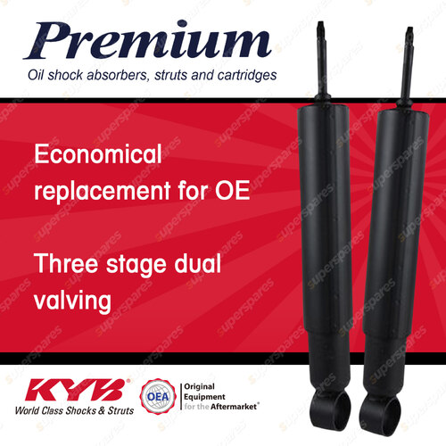 2x Front KYB Premium Shock Absorbers for Isuzu FVD FVL FVM FVR FVZ 08-on