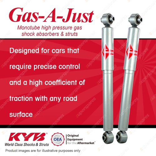 2x Rear KYB Gas-A-Just Shock Absorbers for Ford Mondeo HC HD Wagon 96-00