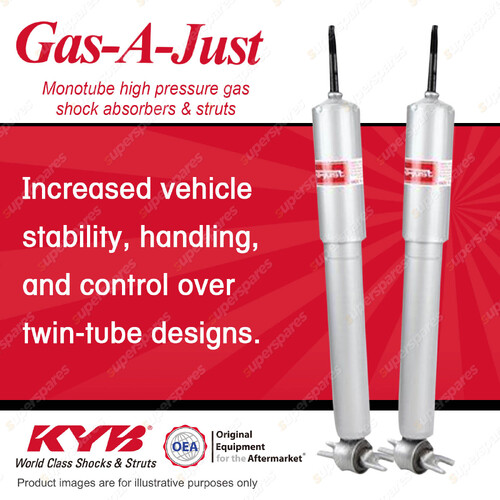 2x Front KYB Gas-A-Just Shock Absorbers for Ford Mustang 5 RWD All Styles 71-73