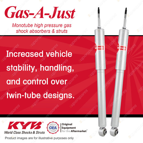 2x Front KYB Gas-A-Just Shock Absorbers for Ford F250 RN F350 RN Super Duty