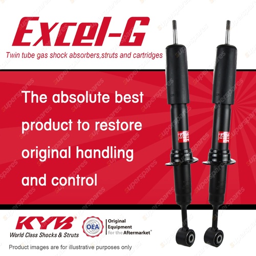 2x Front KYB Excel-G Shock Absorbers for Toyota Landcruiser Prado KDJ150 Wagon