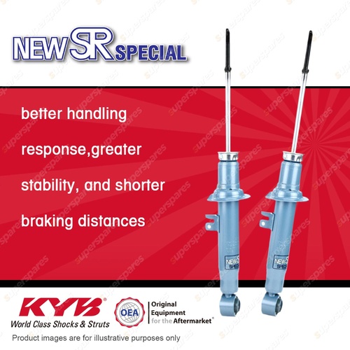 2x Front KYB New SR Special Shock Absorbers for Mitsubishi Legnum EC5W 6A13