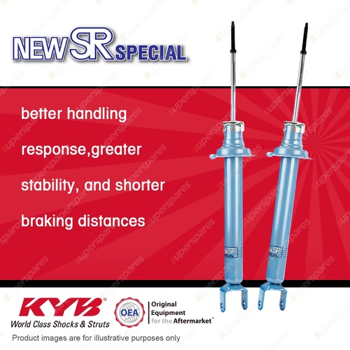 2 Rear KYB New SR Special Shock Absorbers for Nissan Skyline R34 U-Bracket Mount