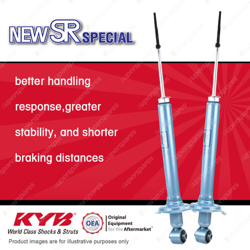 2x Rear KYB New SR Special Shock Absorbers for Lexus GS300 JZS160 3 RWD Sedan