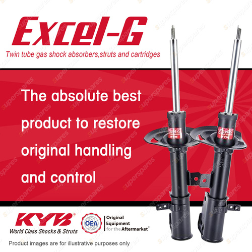 2x Front KYB Excel-G Strut Shocks for Chrysler Sebring JS Sedan Convertible