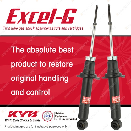 2x Rear KYB Excel-G Shock Absorbers for Holden Suburban K8 SUV 1997-2000