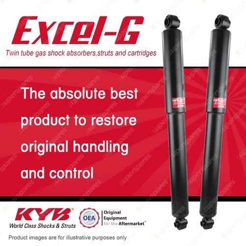 2x Rear KYB Excel-G Shock Absorbers for Mazda BT50 UP Hi-Rider 10/2011-08/2015