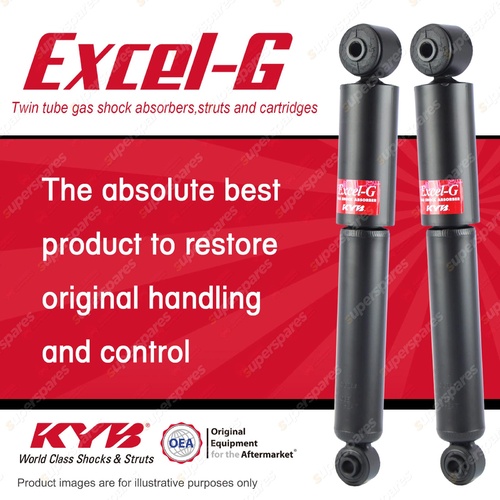 2x Rear KYB Excel-G Shock Absorbers for KIA Cerato TD Sedan Hatchback 2009-10