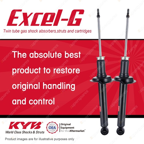 2x Rear KYB Excel-G Shock Absorbers for Lexus LS400 UCF10R Sedan 1989-1994