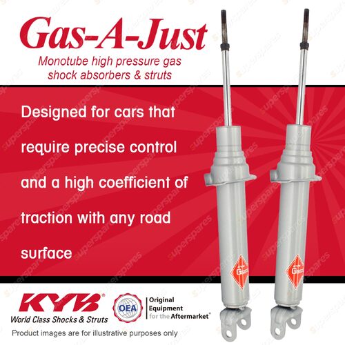 2x Rear KYB Gas-A-Just Shock Absorbers for Lexus GS430 UZS190R 03/2005-02/2008