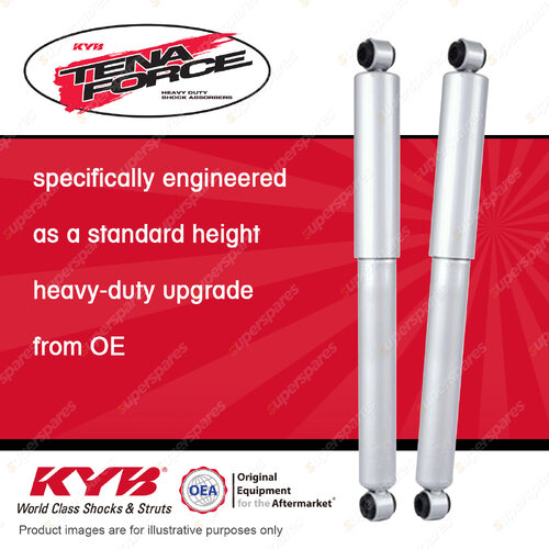 2x Rear KYB Tena Force Shock Absorbers for Toyota Hilux GGN125R GUN126R 15-On