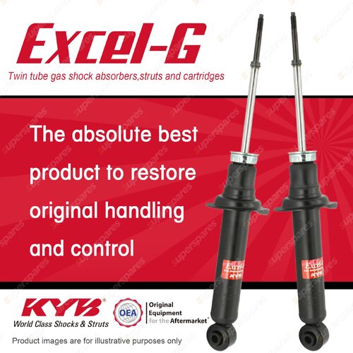 2x Front KYB Excel-G Shock Absorbers for Audi Q7 4M 3.0L AWD SUV 08/2015-On